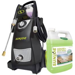 Sun Joe - Electric Pressure Washer with All-Purpose Washer Concentrated Cleaner - Black/Grey