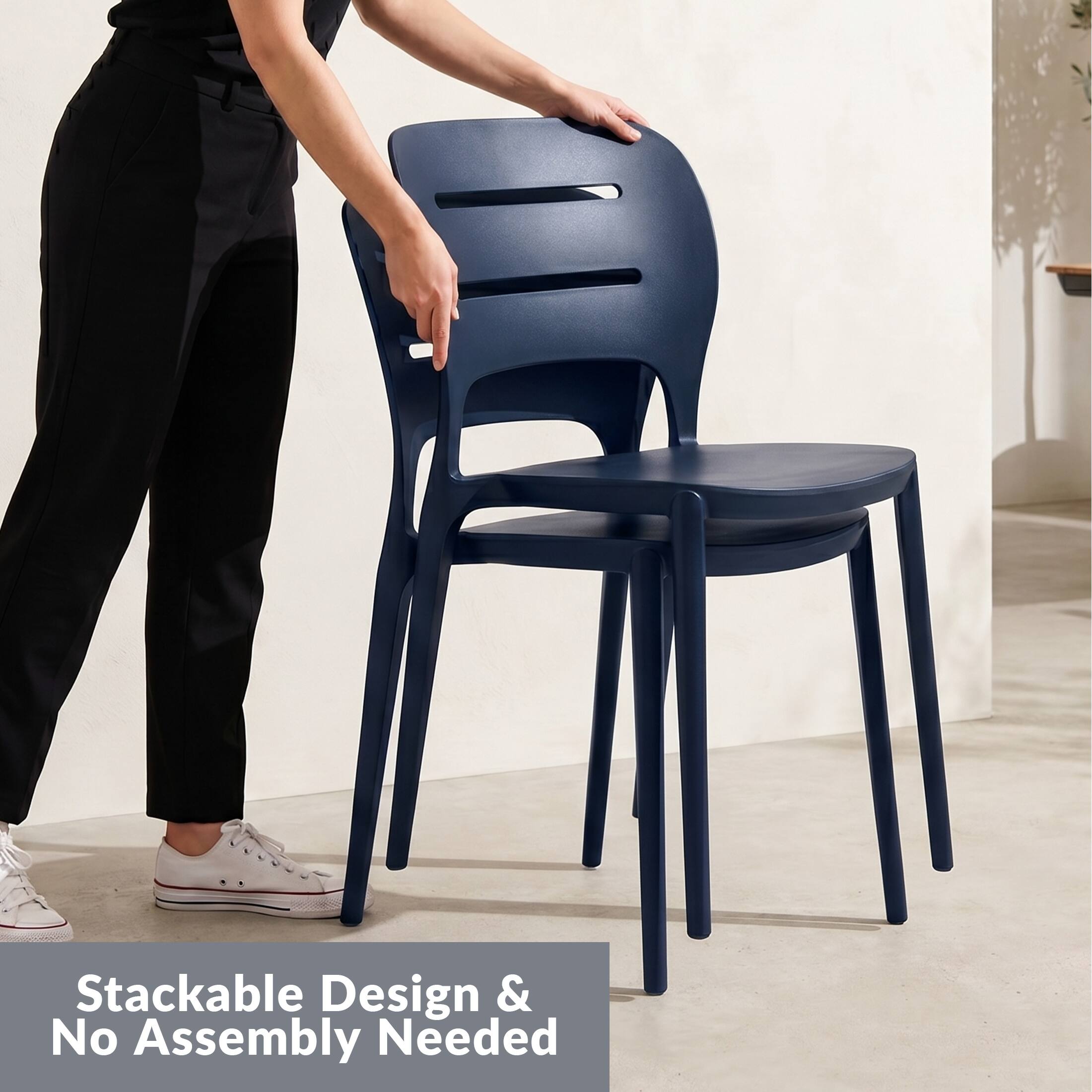 Stackable Design & No Assembly Needed