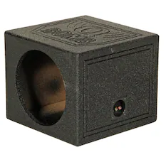 Front. QPower - Q-POWER QBOMB15S QBOMB 15 Inch Sealed Car Single Subwoofer Sub Box Enclosure.