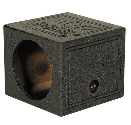 Front. QPower - Q-POWER QBOMB15S QBOMB 15 Inch Sealed Car Single Subwoofer Sub Box Enclosure.