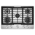 KitchenAid - 30 in. Gas Cooktop with 5 Versatile Burners - Stainless Steel