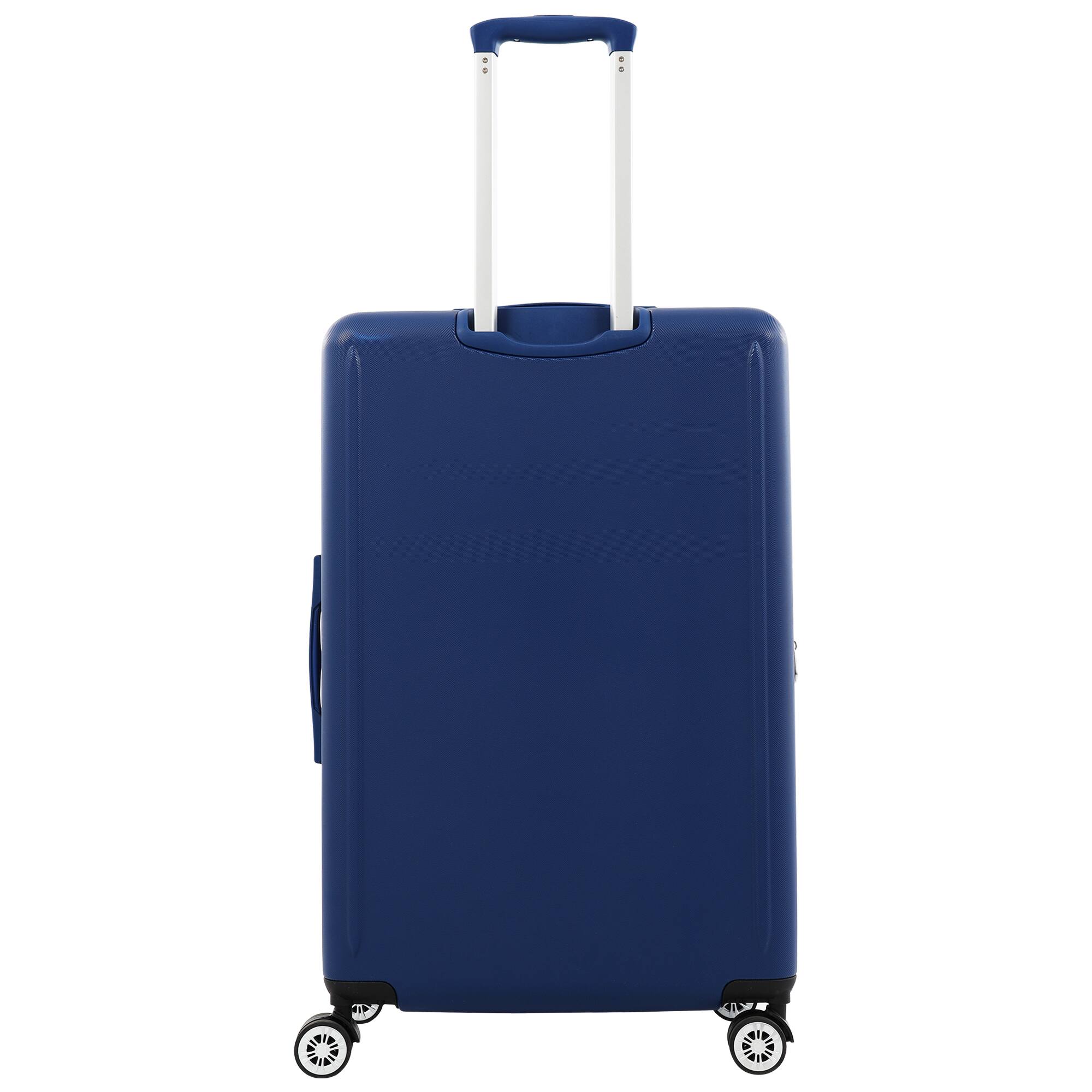 Back. Tommy Bahama - 30" Hardside Spinner Luggage with 3D Pineapple - Blue.