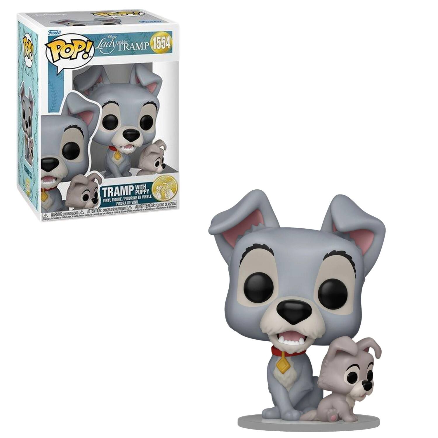 Funko Pop! Lady and the Tramp th Anniversary - Tramp with Puppy - Multicolor