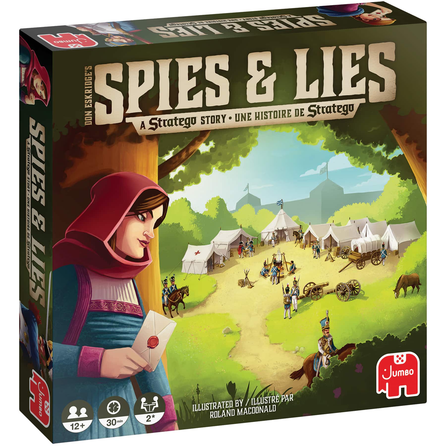 Outset Media - Outset Media: Spies & Lies: A Strategy Story Board Game, 2 Players