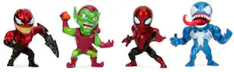 Jada Toys - Marvel - MetalFigs - 2.5" Diecast Spider-Man Figure 4-Pack - COLLECTABLES - Multicolor