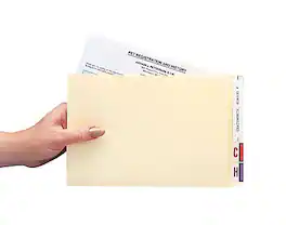 Medical Arts Press - File Pocket, Compact Size 100/Box (51453) - Manila