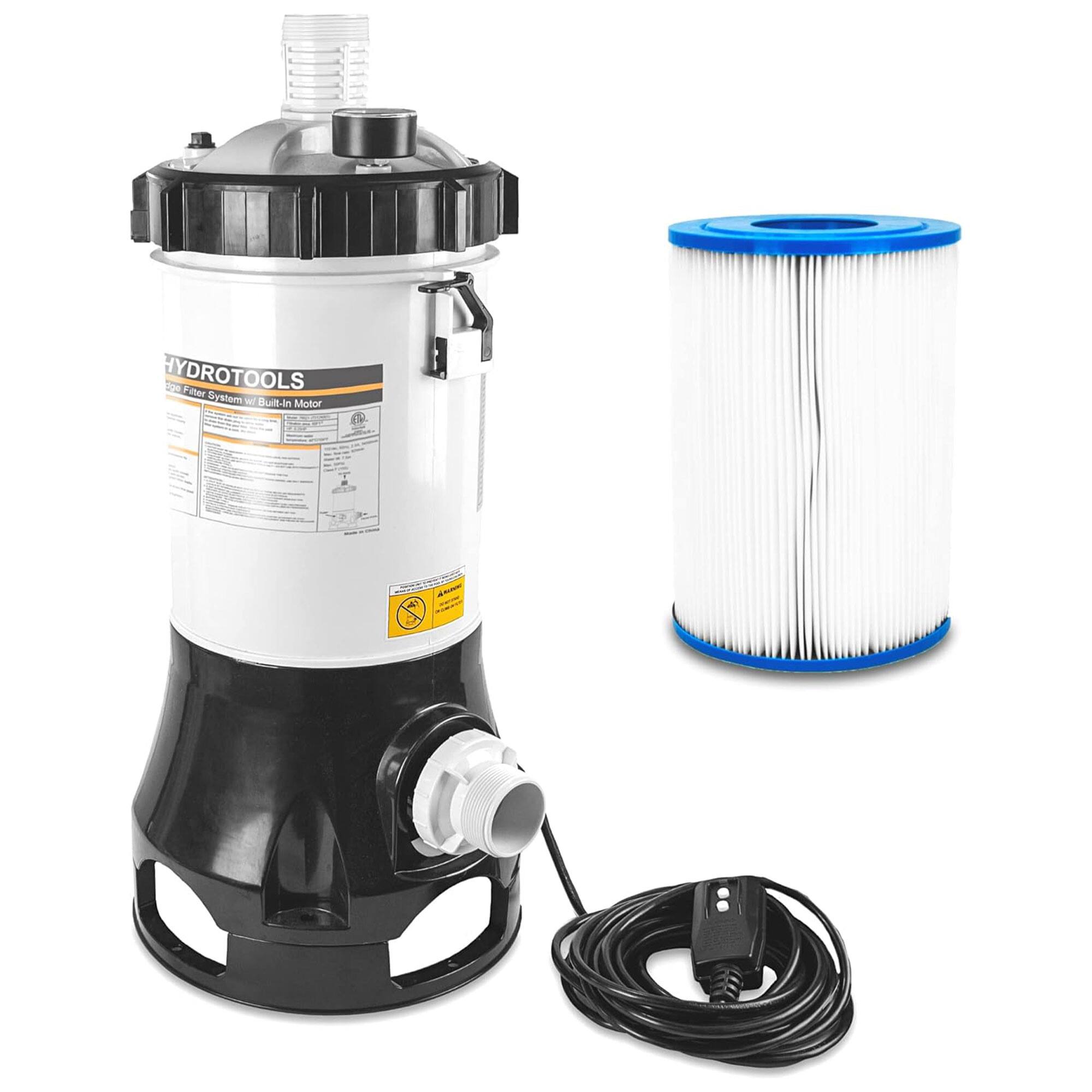 HYDROTOOLS  
Large Filter System with Built-In Motor