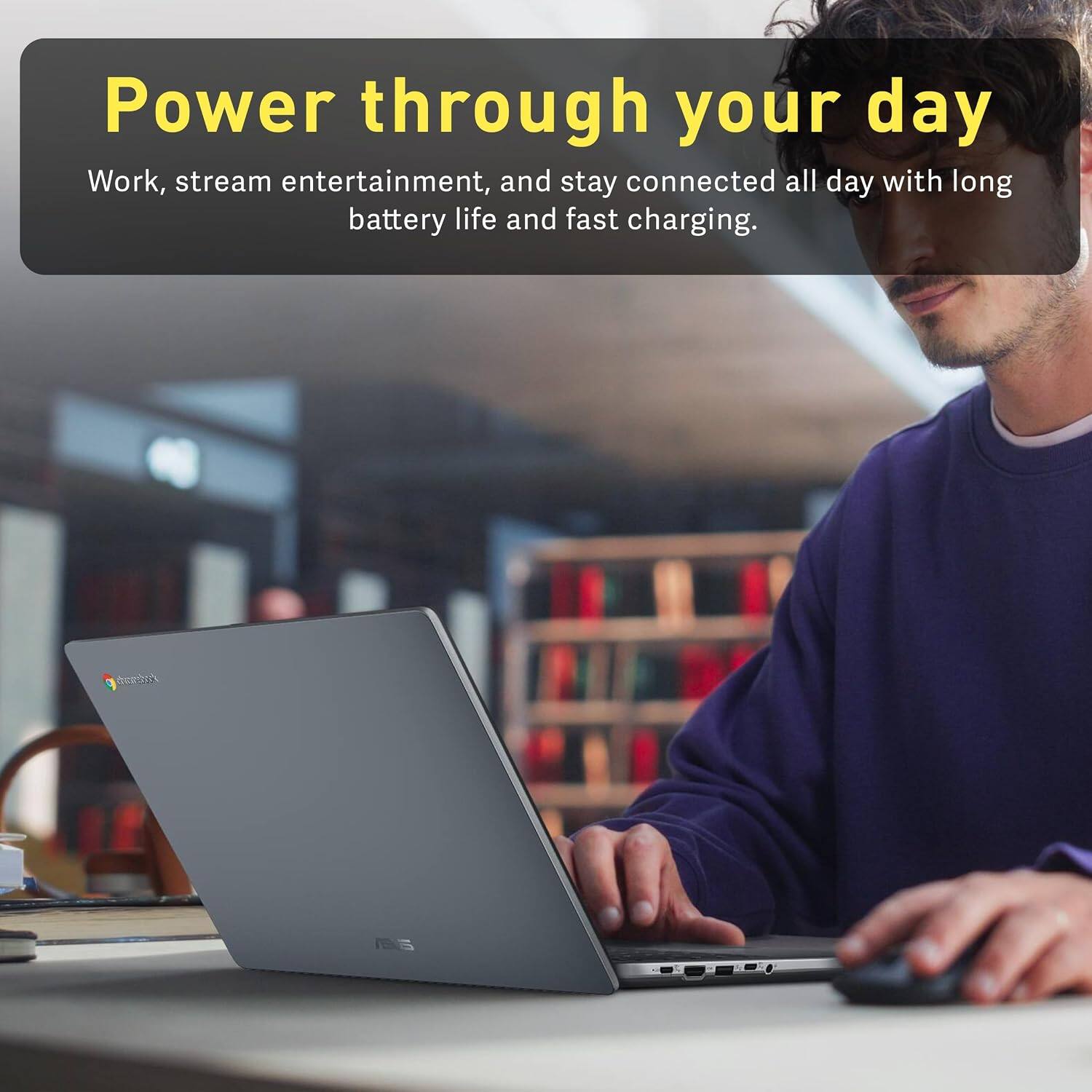 Power through your day

Work, stream entertainment, and stay connected all day with long battery life and fast charging.