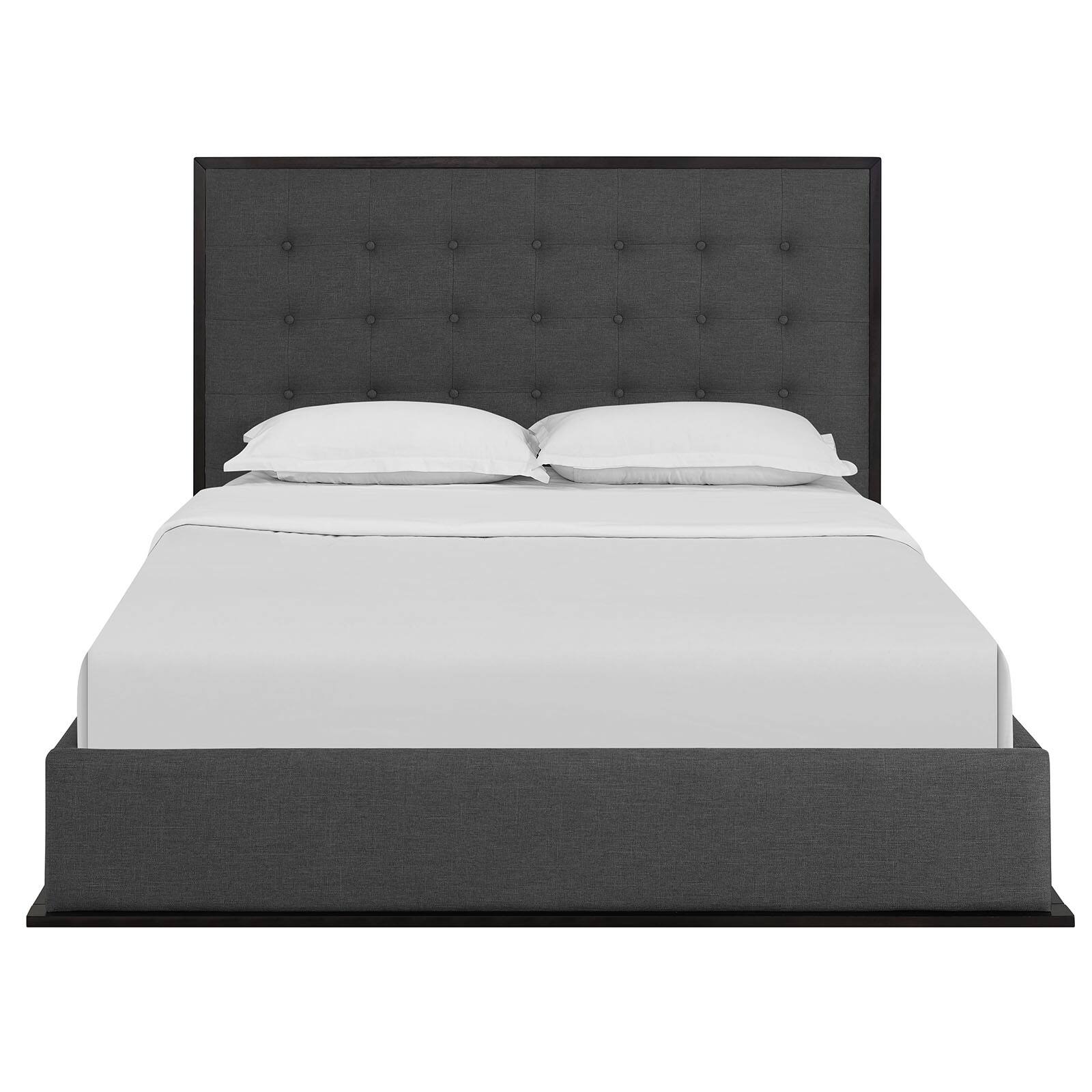 Alt View 1. Modway - Adair Spindle Metal Twin Platform Bed - Black.