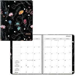 Rediform - Essential Weekly/Monthly Planner, Weekly, Monthly, Dramatic Floral