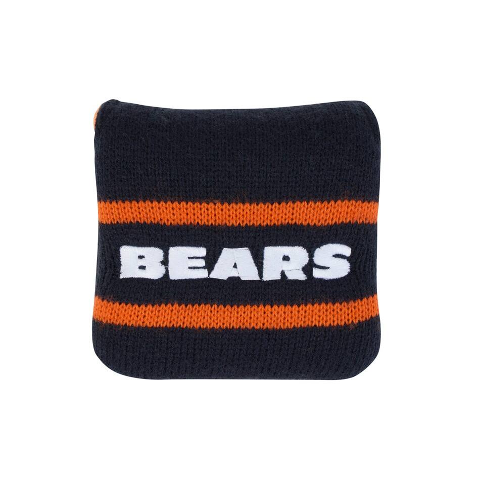 Front. TaylorMade - Chicago Bears Mallet Headcover - Blue.