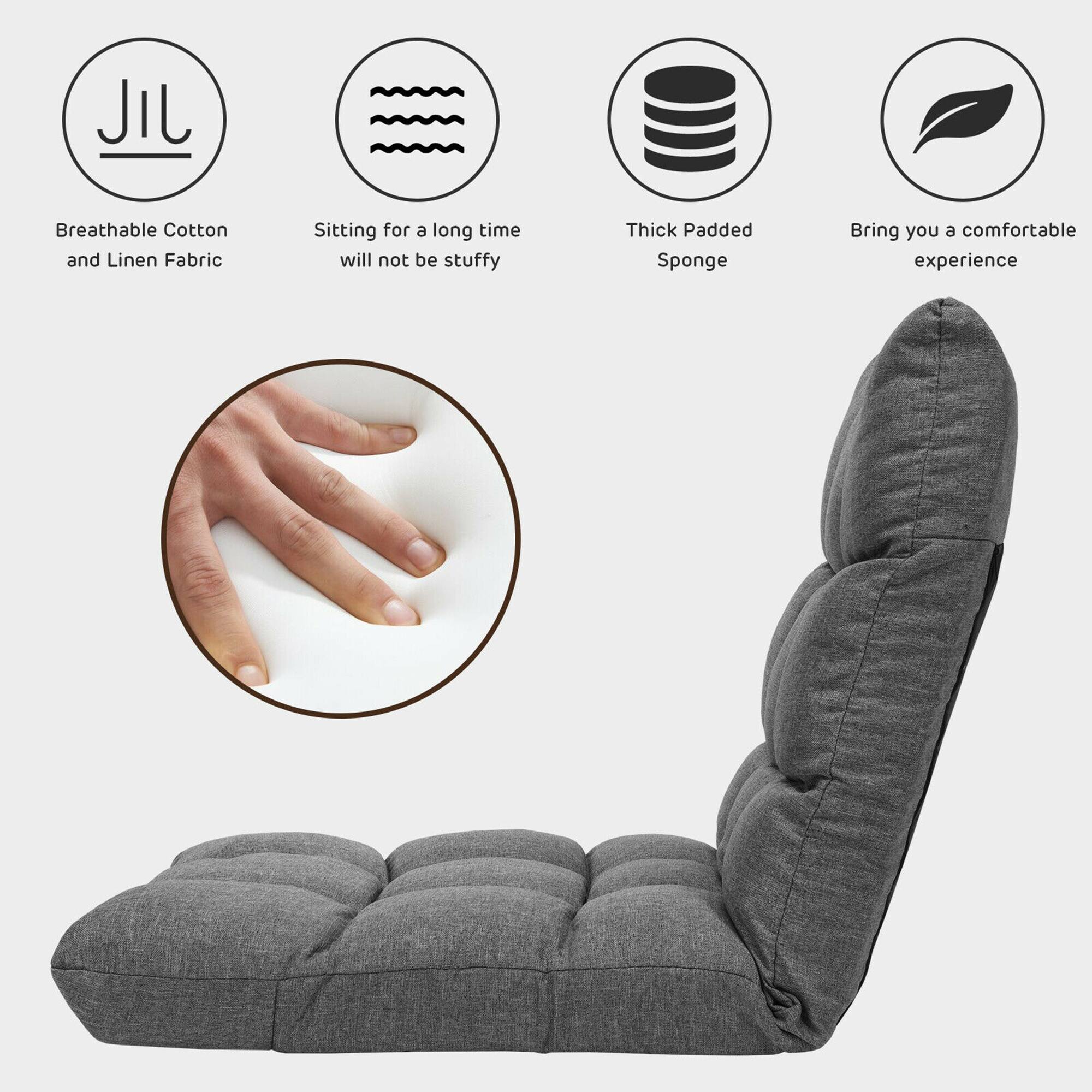 - Breathable Cotton and Linen Fabric
- Sitting for a long time will not be stuffy
- Thick Padded Sponge
- Bring you a comfortable experience