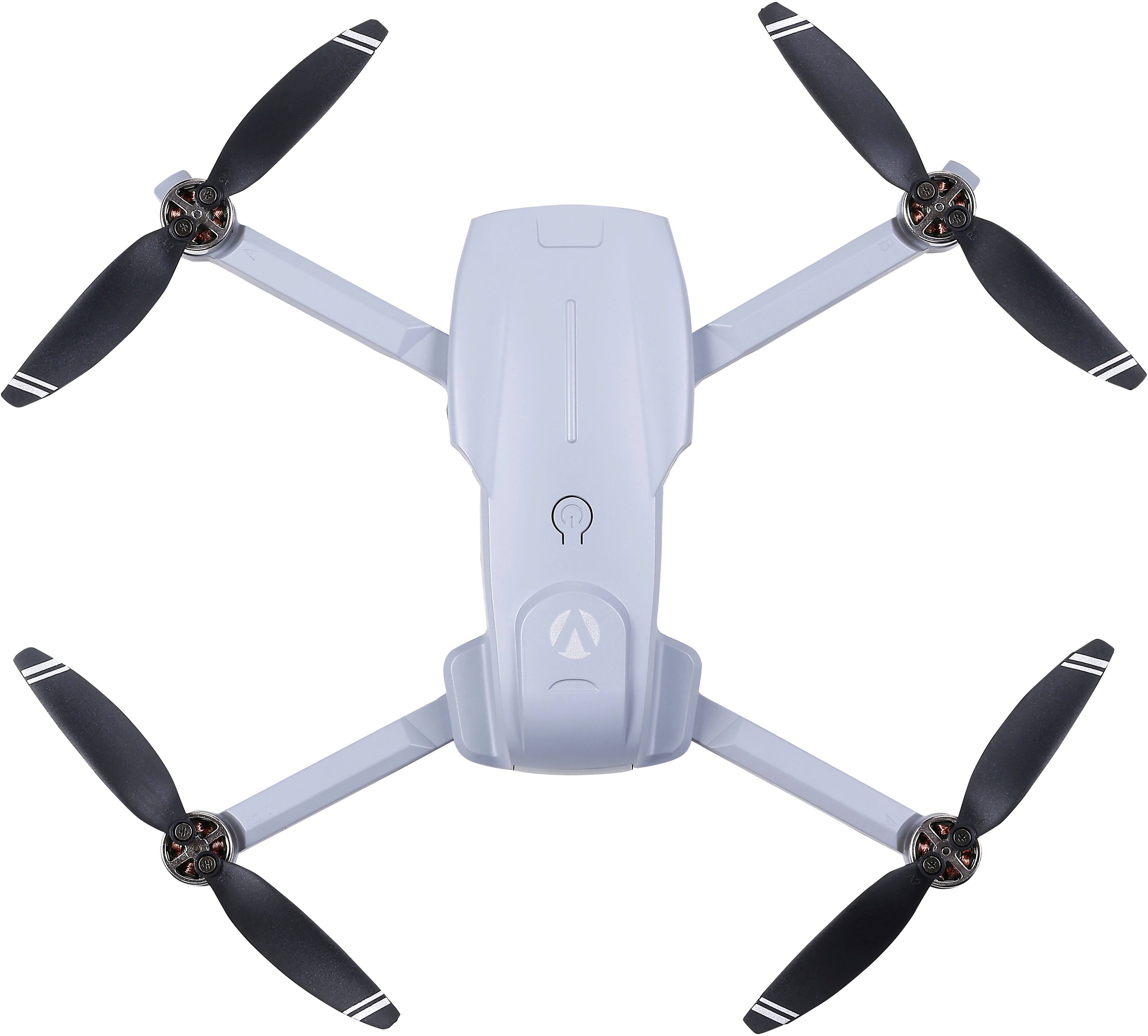 Alt View 1. Vivitar - SkyTrek Drone - Grey.