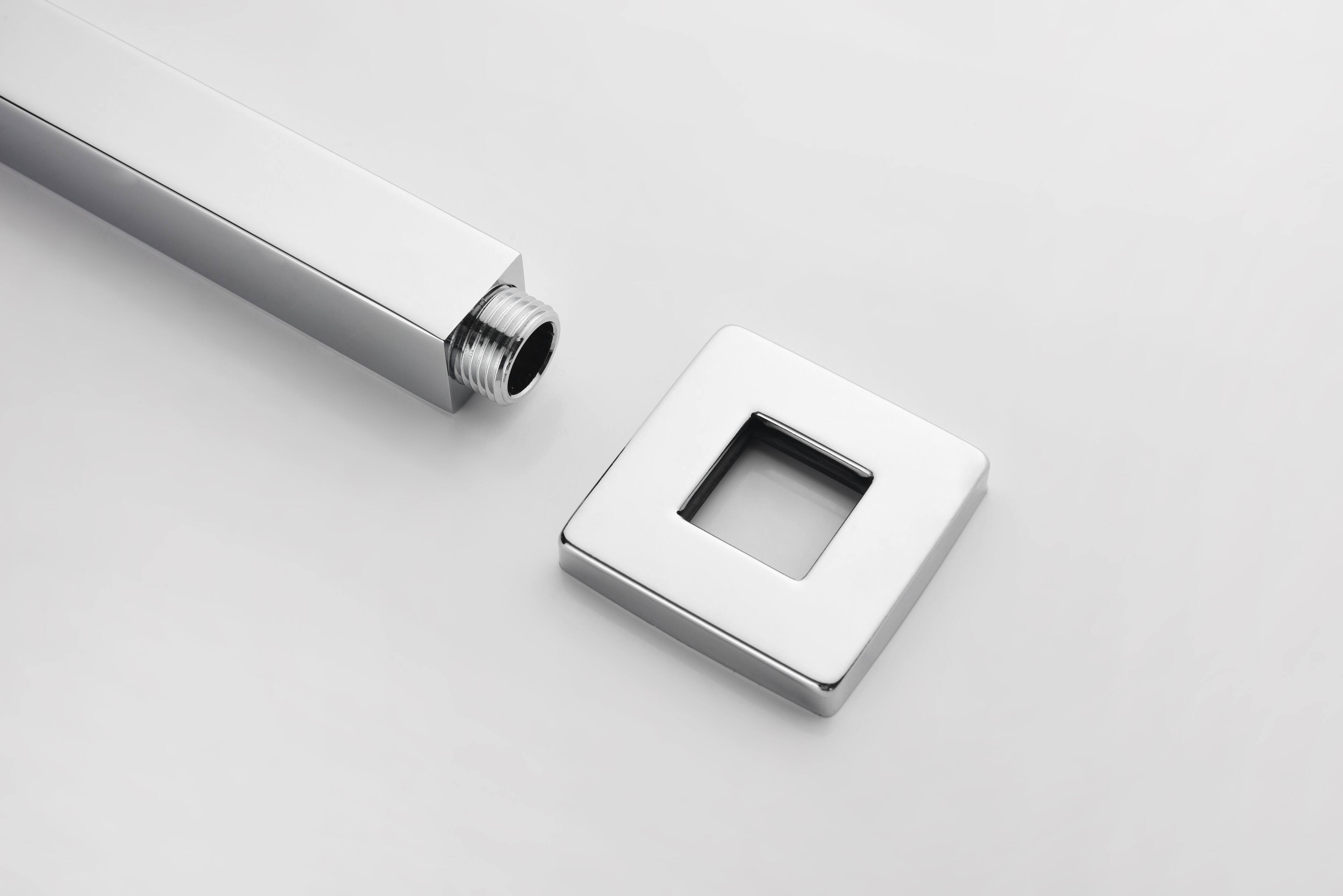 Alt View 10. APRILSOUL - High Pressure Rain Shower Head Ultra Thin 304 Stainless Steel Self Clean Nozzles - Chrome.