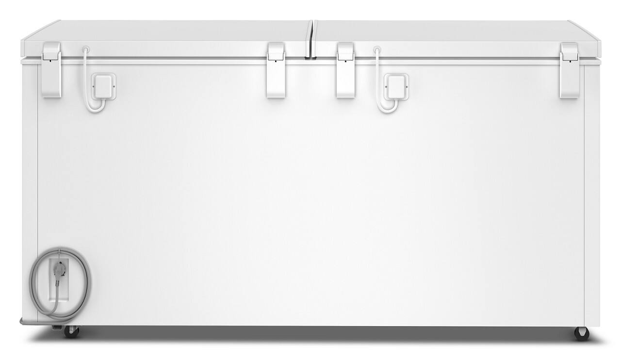 Back. Whirlpool - Whirlpool 19 cu. ft. Convertible Freezer-to-Fridge Chest Freezer with 4 Storage Baskets - White.