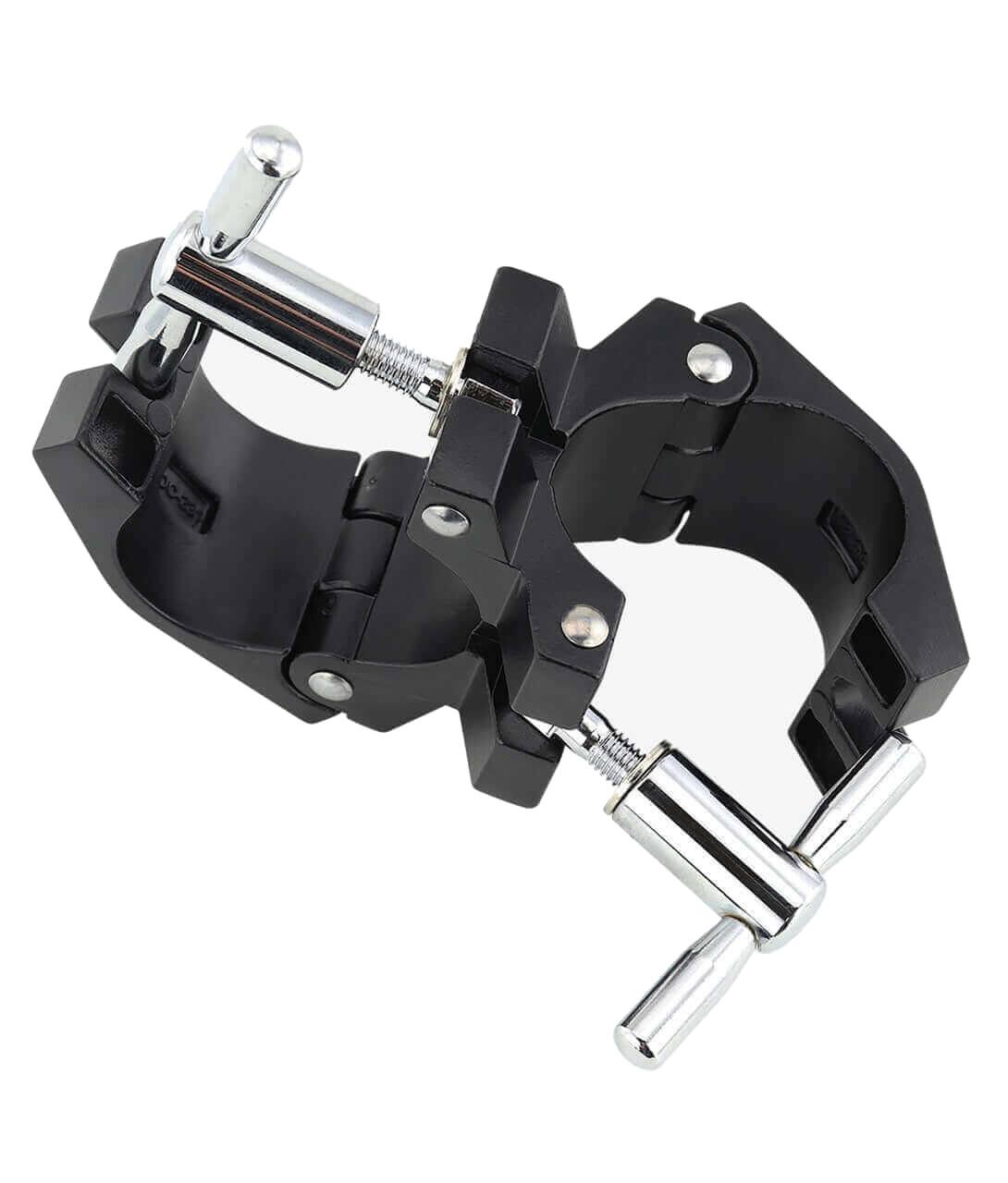 Left. Gibraltar Hardware - Gibraltar SC-GRSRA Road Series Right Angle Clamp, Fixed at 90 Degrees With Hinged Sides, Drum Accessories Hardware.