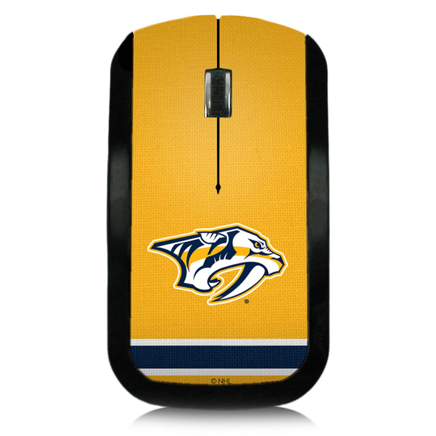 Keyscaper - Nashville Predators Stripe Wireless Mouse - Wireless - Multicolor