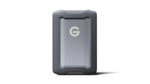 Front. Western Digital - G-DRIVE ArmorATD 4TB External USB-C Portable Hard Drive - Space Gray.