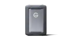 Western Digital - G-DRIVE ArmorATD 2TB External USB-C Portable Hard Drive - Space Gray - Front_Zoom