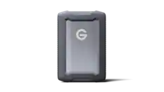 Front. G-DRIVE - G-DRIVE ArmorATD 2TB External USB-C Portable Hard Drive - Space Gray.
