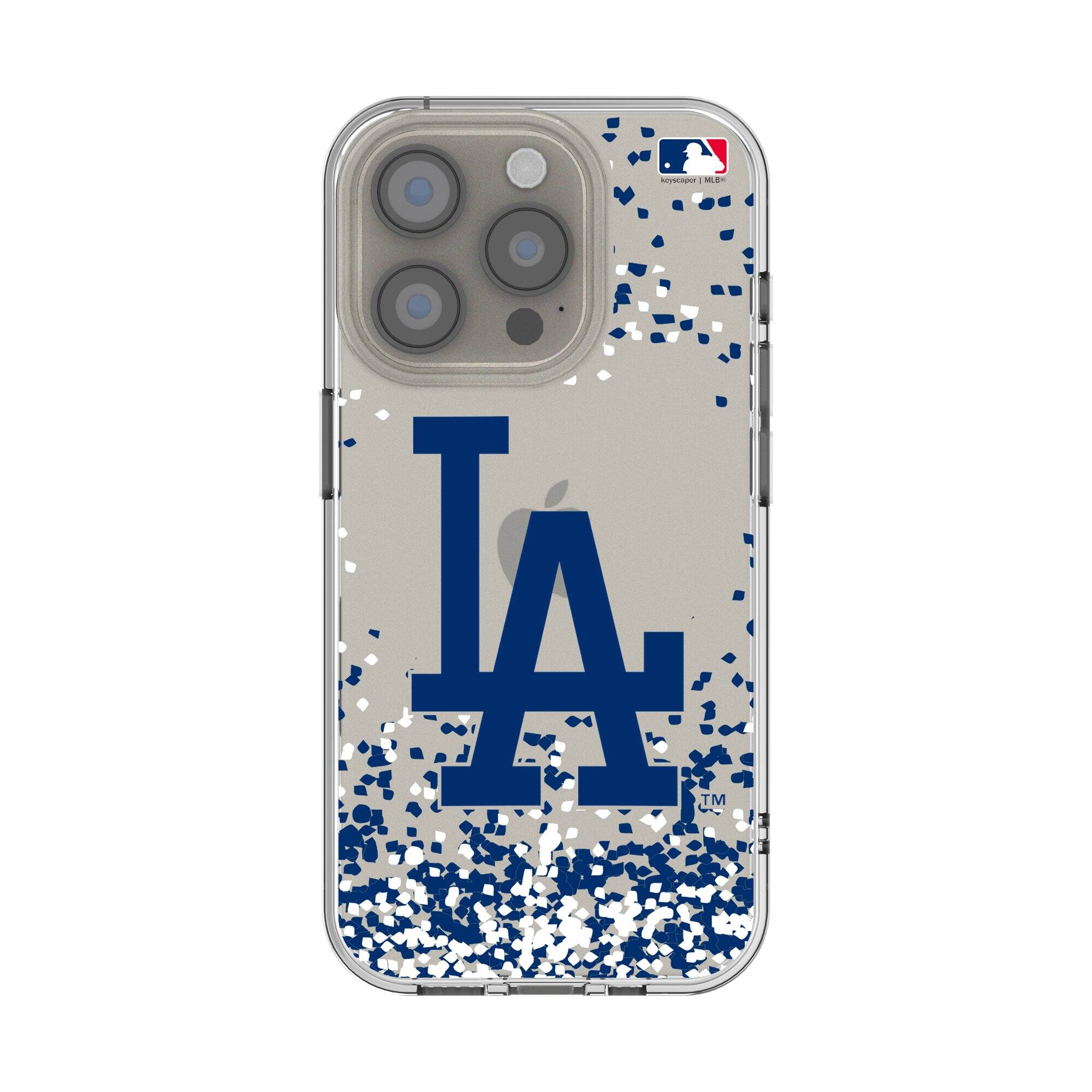 Keyscaper - MLB - Los Angeles Dodgers iPhone Confetti Design Clear Case - 14 Plus - Multicolor price history on PriceWatchPro