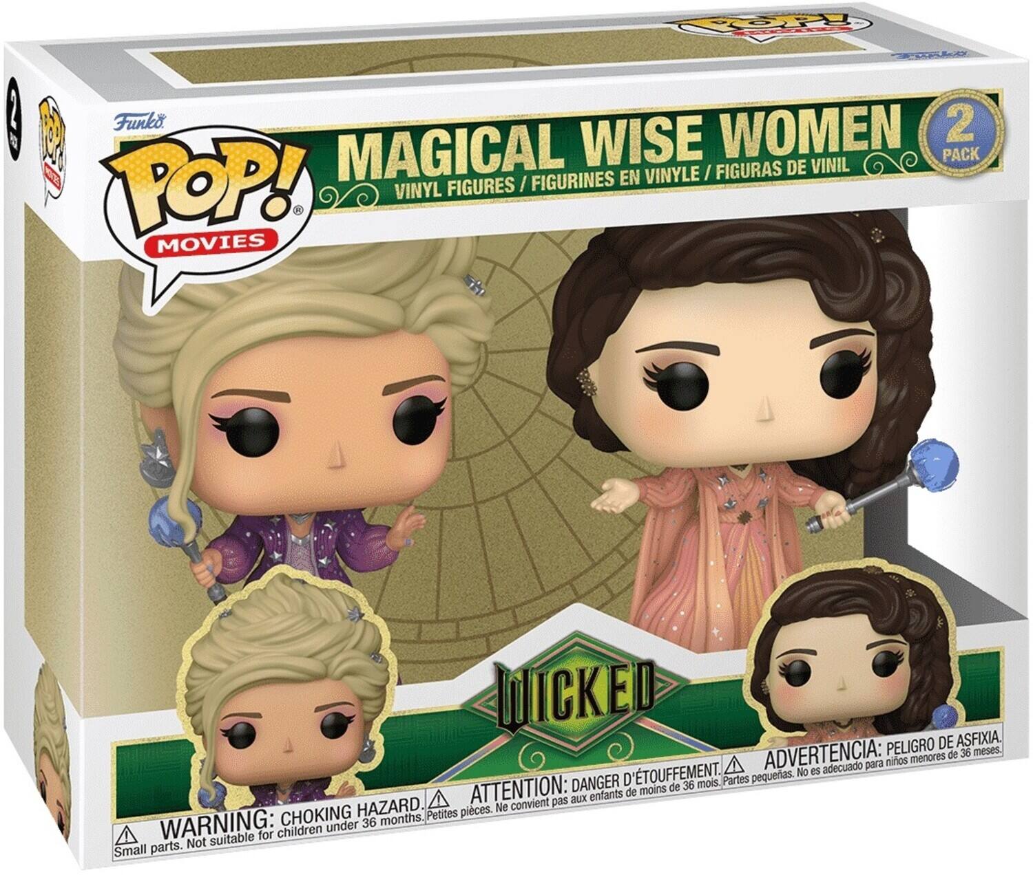 2 Funko. 2 PAR PEP MAGICAL WISE WOMEN PACK FIGURAS DE VINIL MOVIES FIGURINES EN VINYLE POP! VINYL FIGURES MOVIES

WICKED PELIGRO DE ASFIXIA. ADVERTENCIA: de 36 meses. niños menores adecuado para D'TOUFFEMENT. No es DANGER mois. Partes pequeñas. ATTENTION: moins de 36 enfants de convient pas aux CHOKING HAZARD Petites pièces. Ne WARNING: under 36 months. for children Not suitable Small parts.