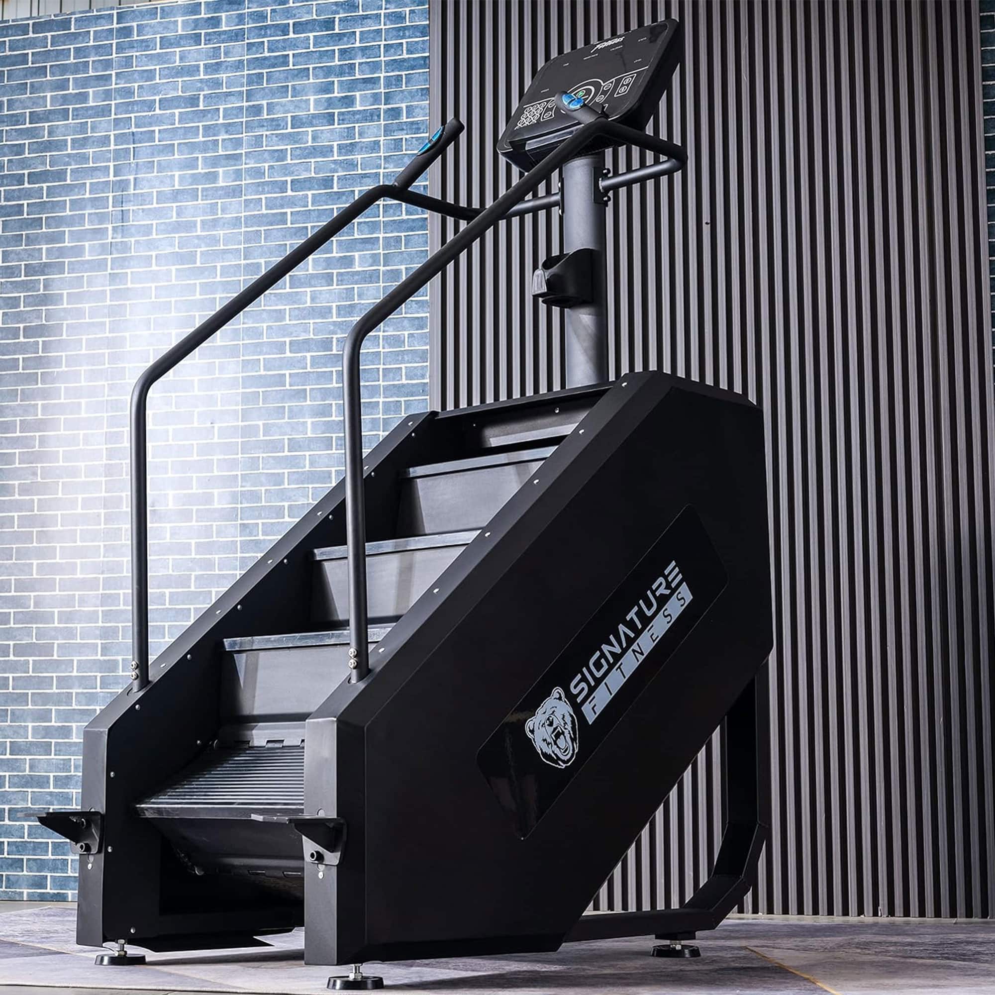 Alt View 6. Signature Fitness - Signature Fitness Continuous Climber for Cardio and Lower Body Workouts, White - White.