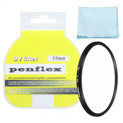 UV filter 77mm TM penflex TTMM
An UV is also called ultraviolet ray filter. namely UltraViolet Is usually colorless, transparent, but some because the relationship between a BLIM reflection film, in some perspective view will appear purple or purple red. UV can weaken the blue tone caused by ultraviolet rays. At the same time for digital camera, can also exclude ultraviolet interference in CCD, helps to improve the clarity and color effect.