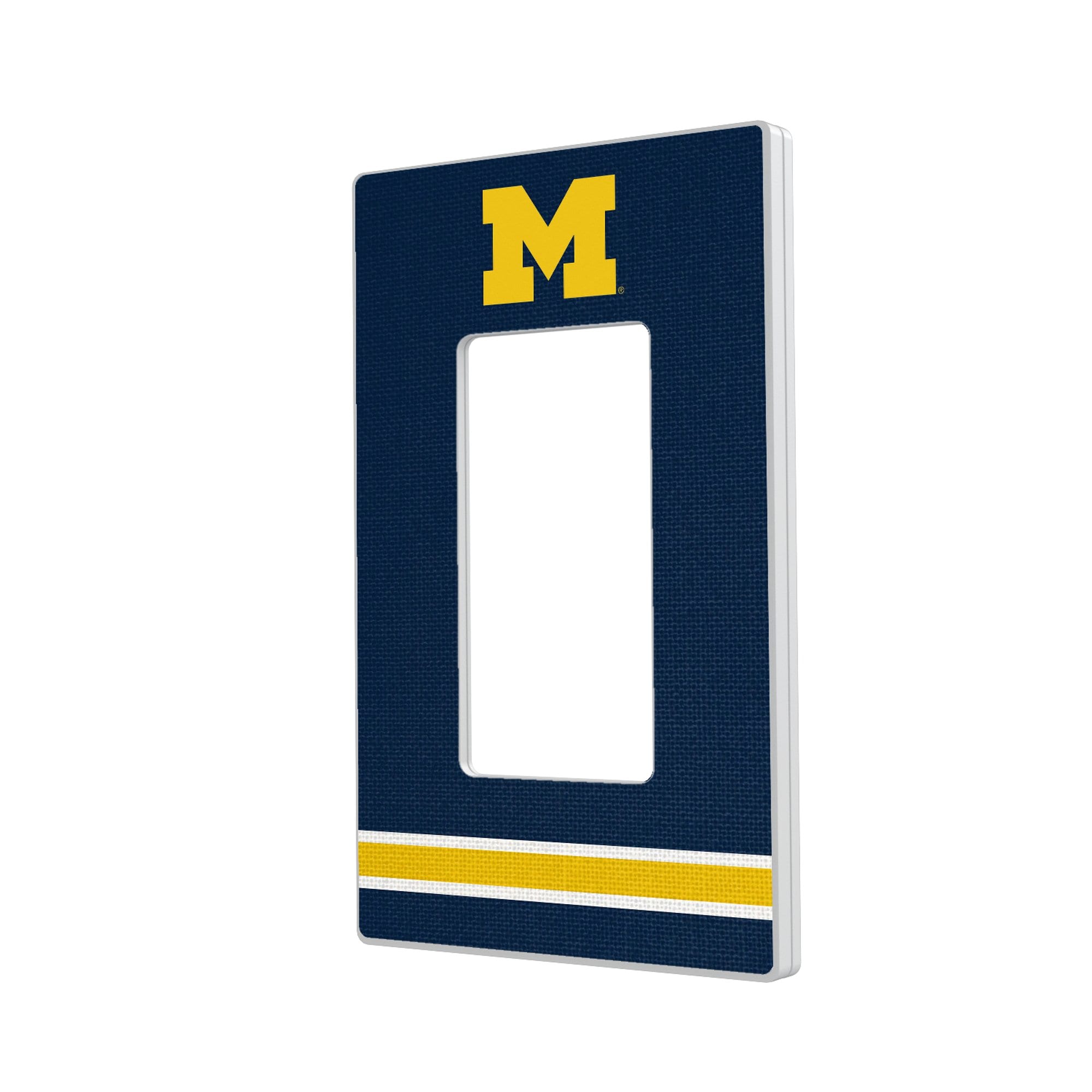 Keyscaper - Michigan Wolverines Stripe Design Single Rocker Light Switch Plate - Multicolor price history on PriceWatchPro