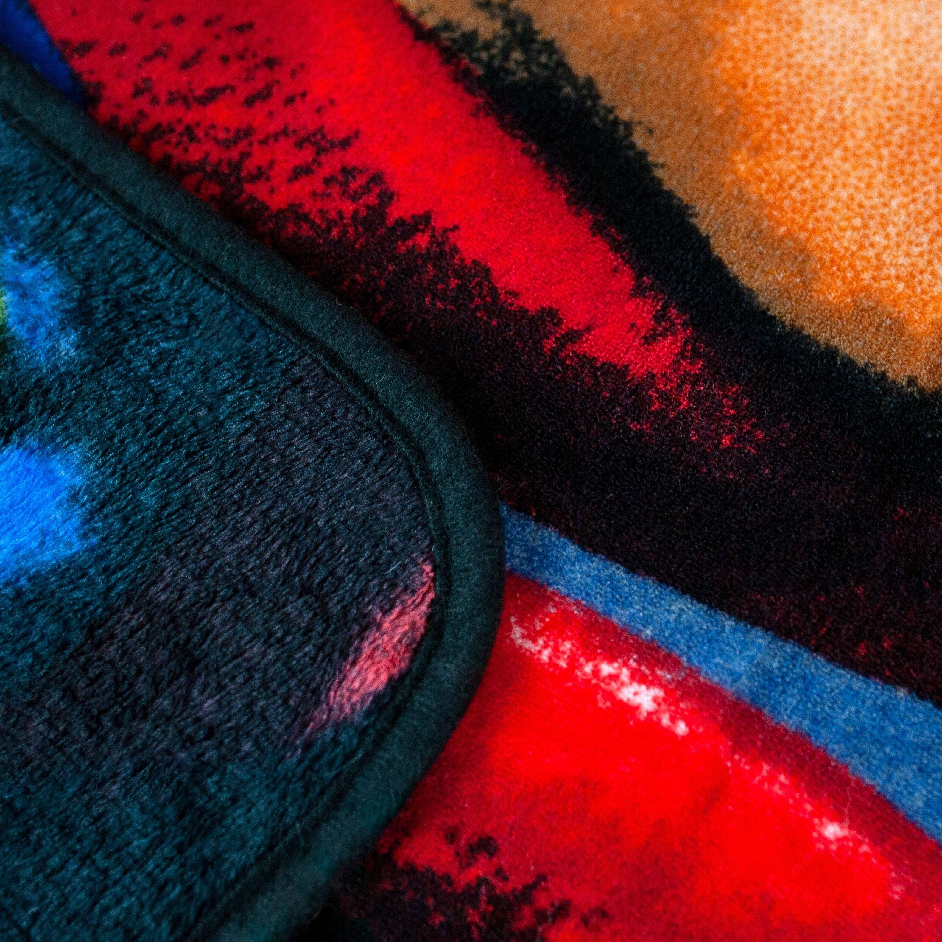 Alt View 2. Silver Buffalo - Child's Play Chucky "Wanna Play" Fleece Throw Blanket | 50 x 60 Inches - Red.