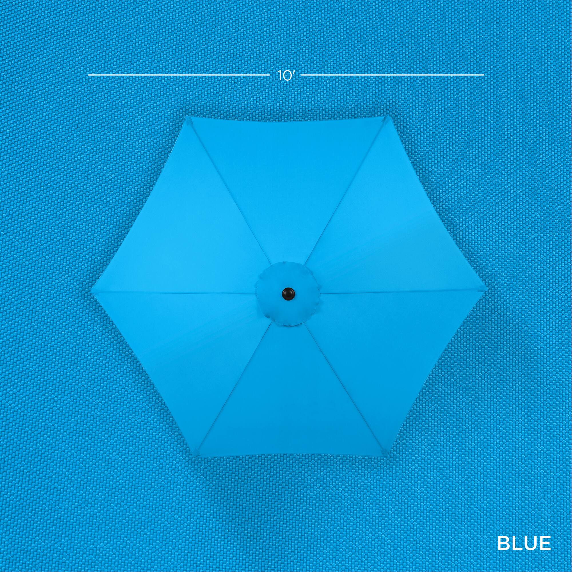 The text on the image is "10' BLUE" and "BLUE".