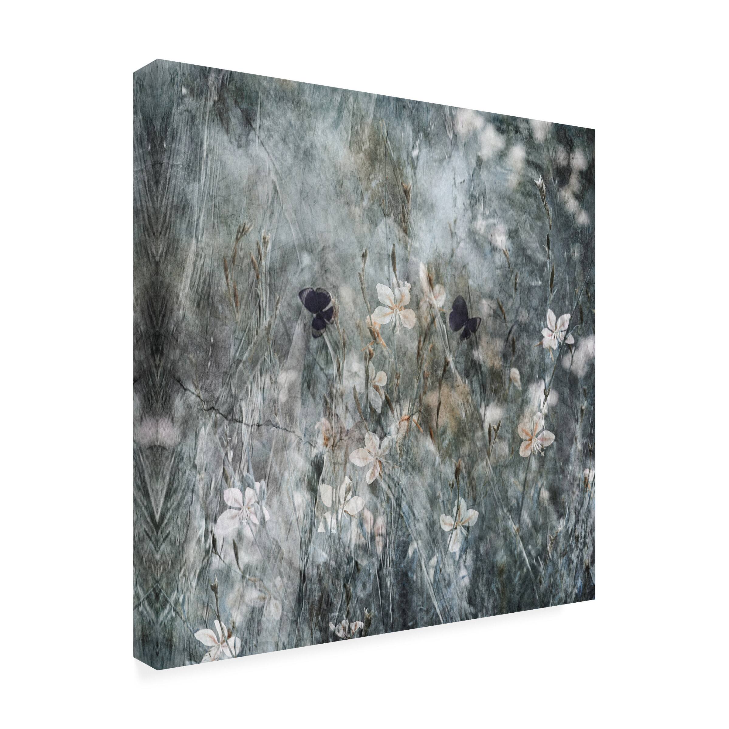 Front. Trademark Fine Art - Ina Bouhuijzen Dance With Joy Canvas Art - 35 x 35 Inches - 35x35 - Multicolor.