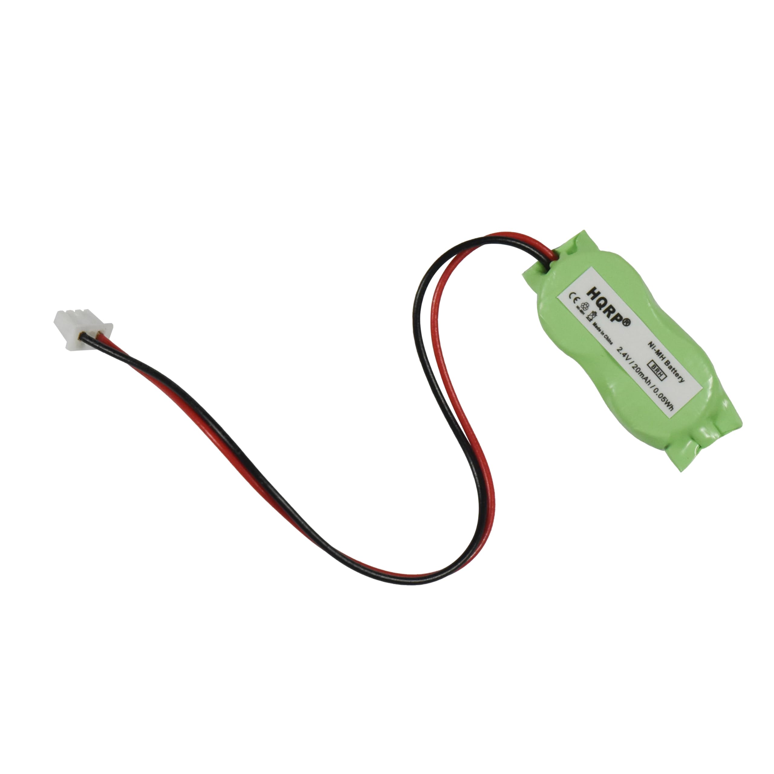 CE to HQRP 8 - c N - MN 2.4V - 20mAh Battery = D osWh