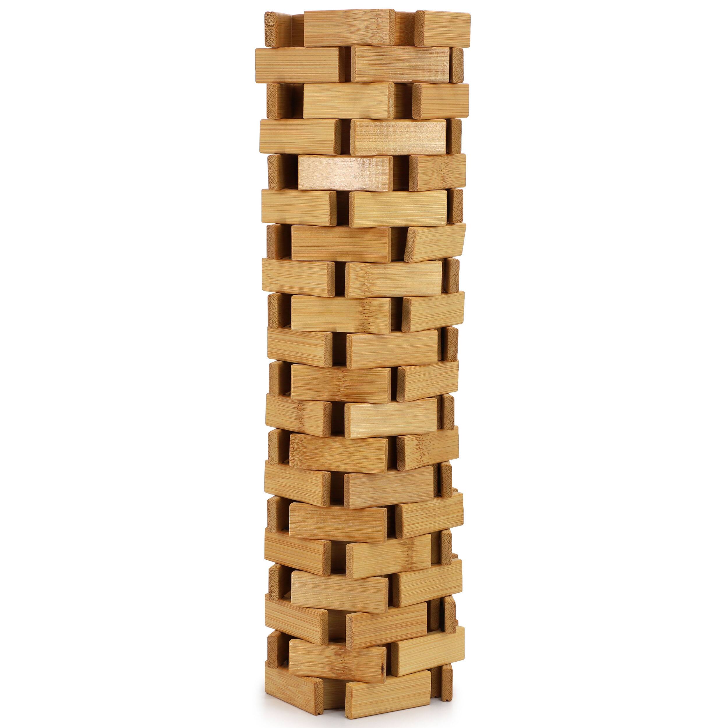 Alt View 1. MegaChef - MegaChef Bamboo Wood 16.25 x 24.5 Inch Rectangle Bathroom Mat - Brown.