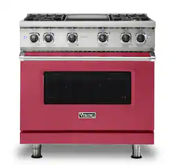Viking - 5-Series Gas Sealed Burner Range - Valentine - Front_Zoom