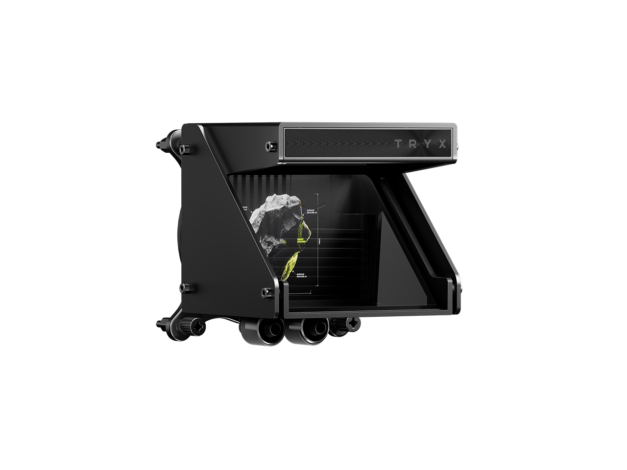 Alt View 6. TRYX - HOLO ARGB 360mm Holographic AIO Liquid Cooler - Black.