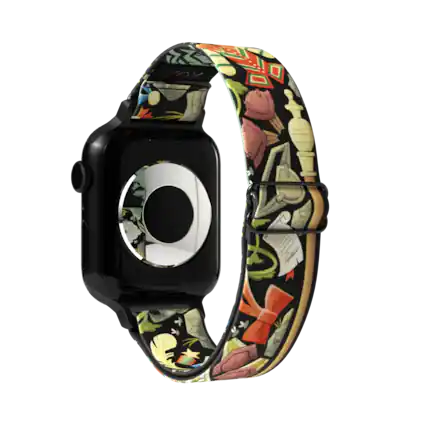 Front. ZOX - Permission Granted Labyrinth NFC Smartwatch Band, 22mm - Multicolor.