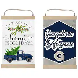 Jardine - Georgetown Hoyas 12" x 20" Reversible Banner Sign - White