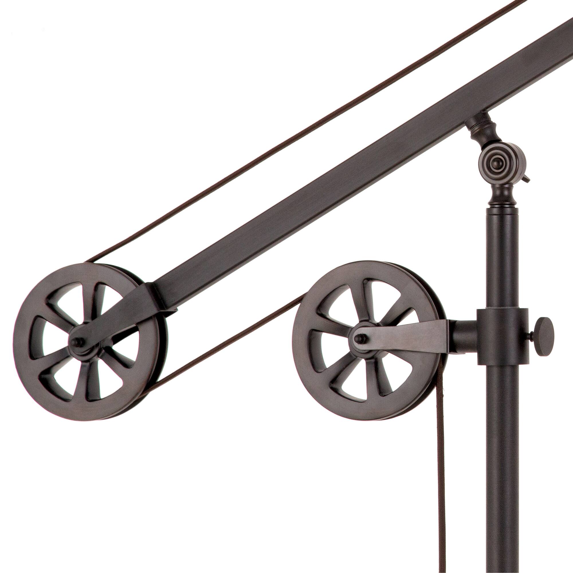 Alt View 17. Hudson&Canal - Descartes Table Lamp - Blackened Bronze.