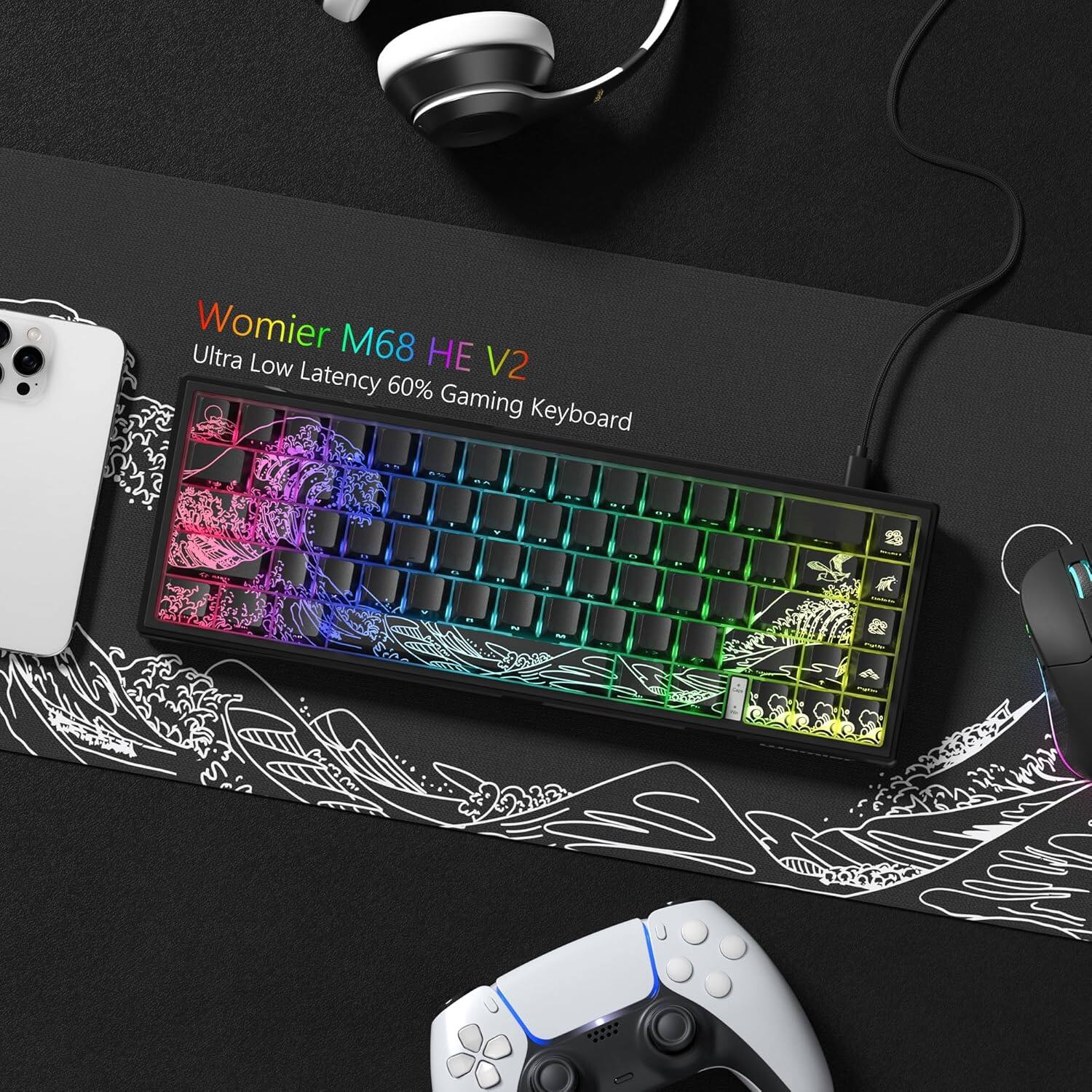 Womier M68 HE V2  
Ultra Low Latency 60% Gaming Keyboard