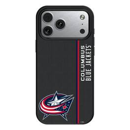 Keyscaper - NHL - Columbus Blue Jackets Sidebar Magnetic iPhone Case - 15 - Black