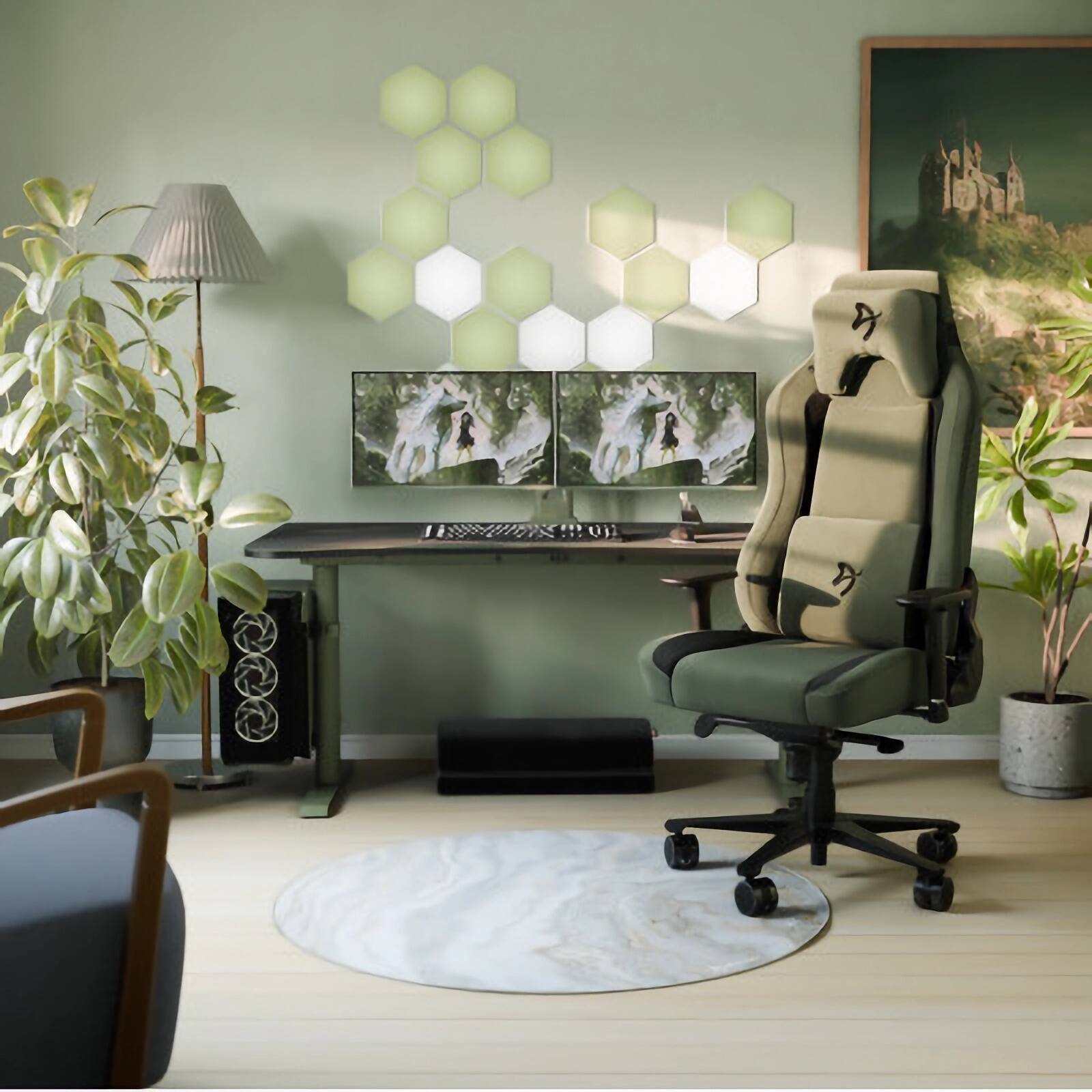 Alt View 1. Arozzi - Arozzi – Nova 24" IPS Full HD 200Hz Gaming Monitor – Forest Green - Forest Green.