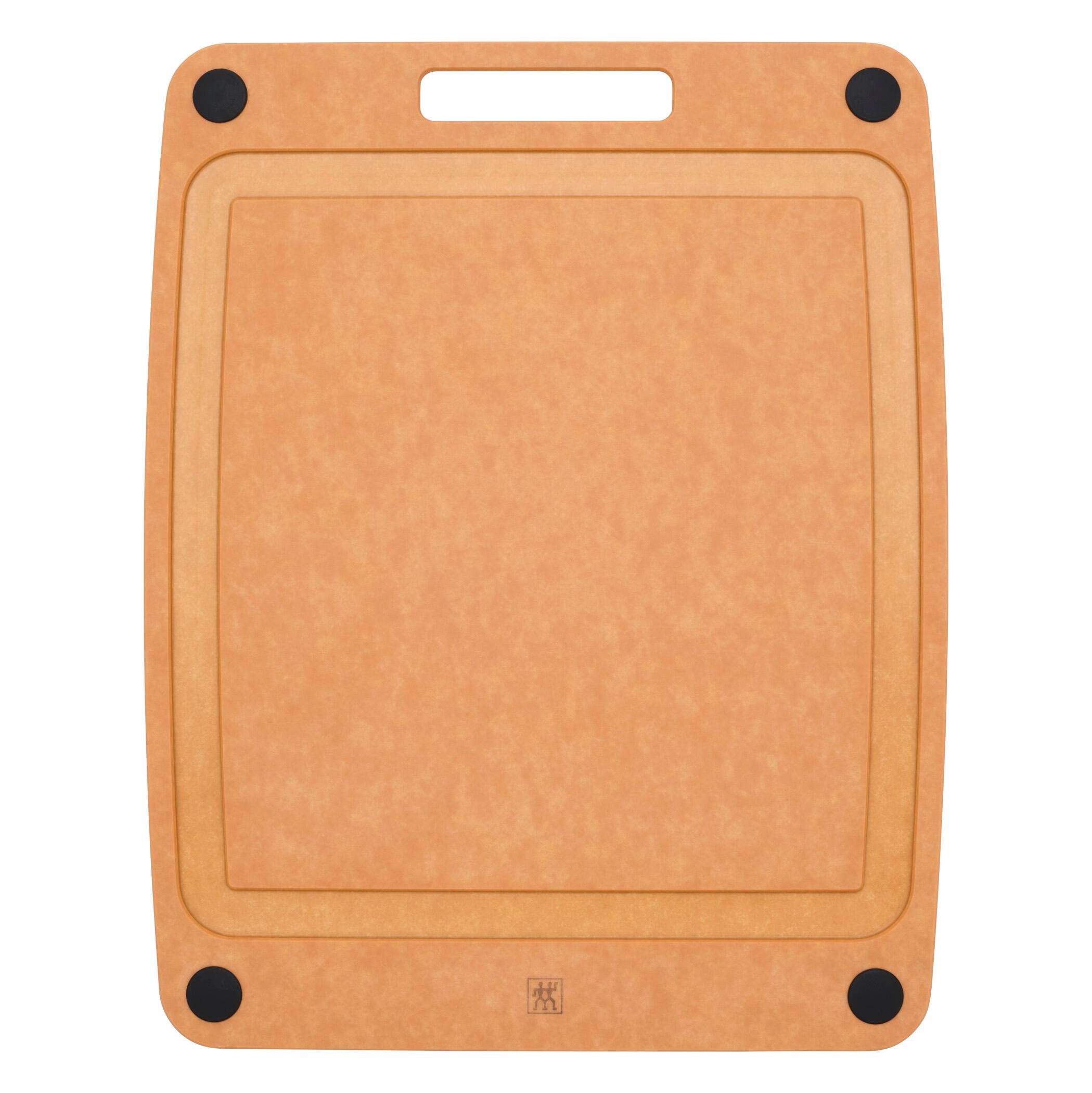Front. ZWILLING - ZWILLING Plant Fiber 14-in x 11.25-in Non-Slip Cutting Board - Natural - Natural.