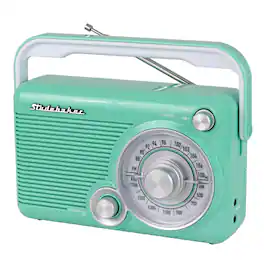 Studebaker - SB2002TE Portable AM/FM Radio - Teal