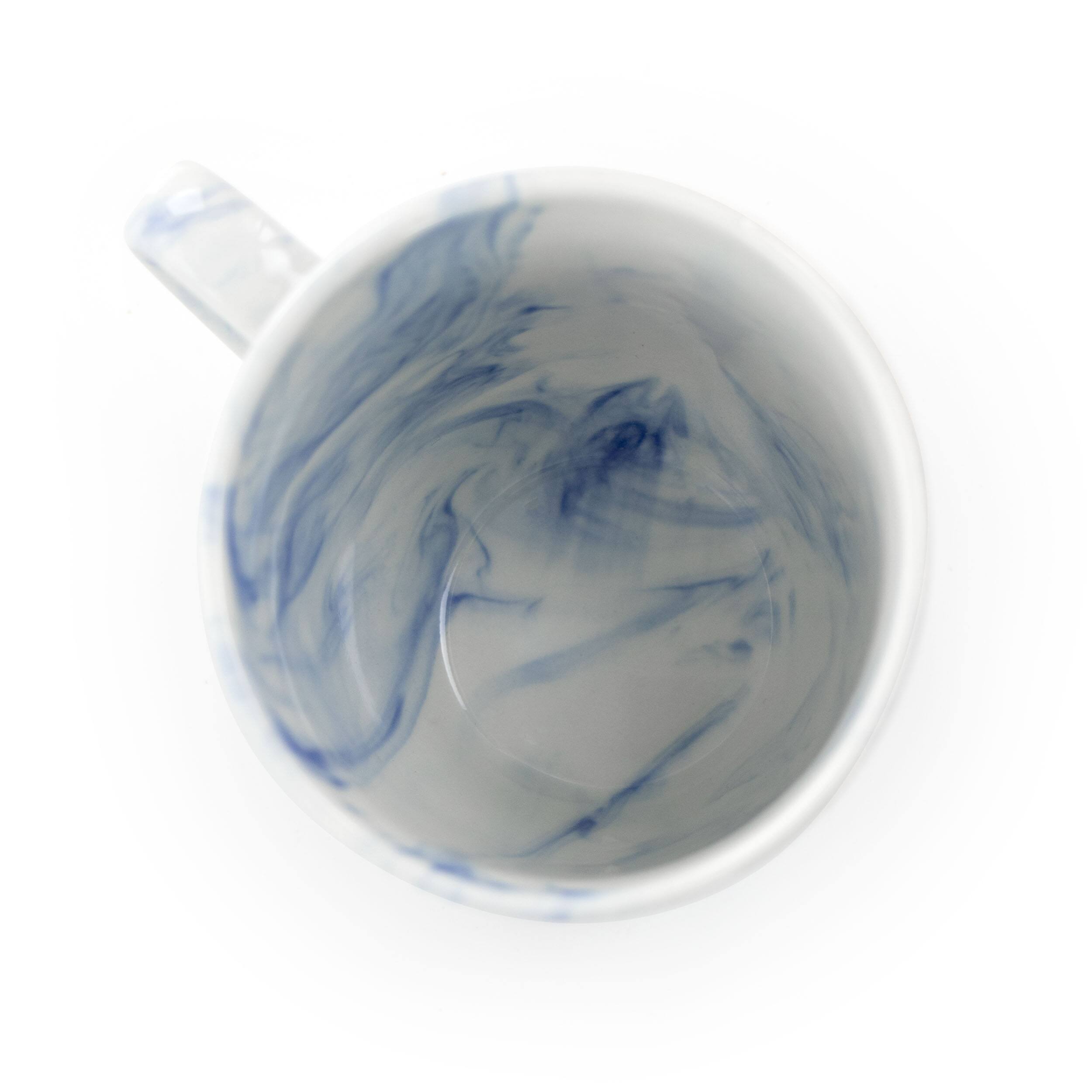 Alt View 7. Elama - Elama Fine Marble 16 Piece Stoneware Dinnerware Set in Blue and White - Blue and White.