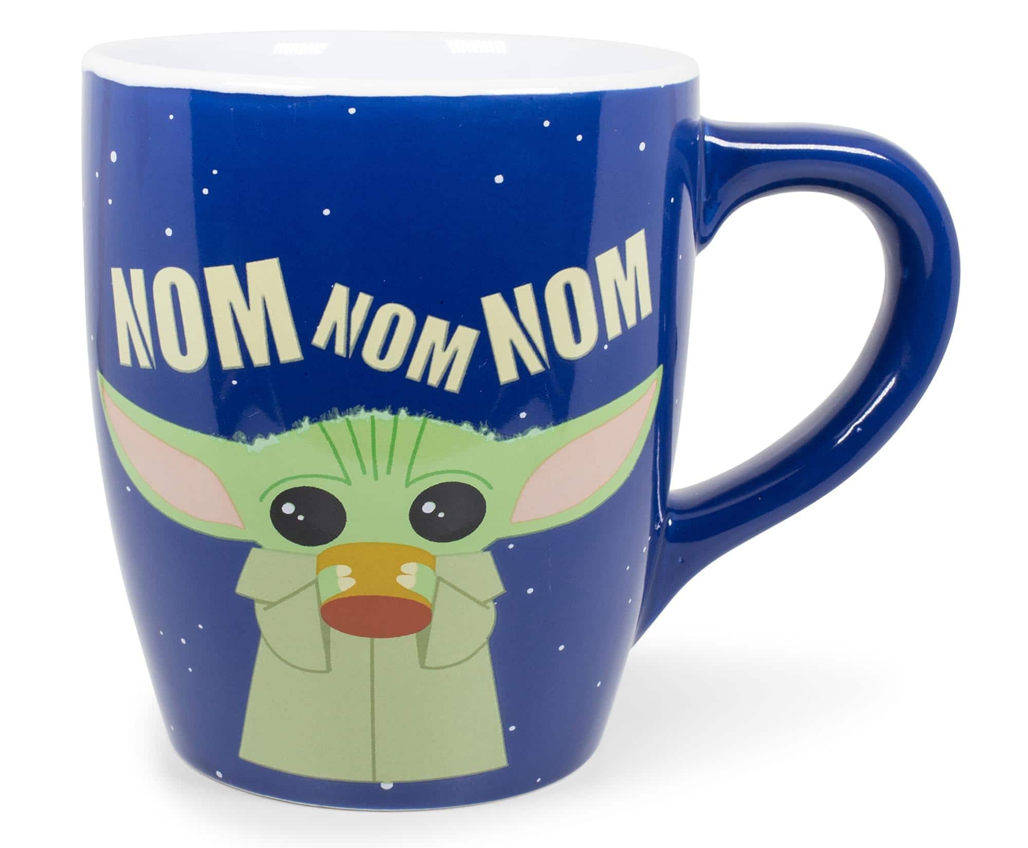 "Silver Buffalo - Star Wars: The Mandalorian The Child ""Nom Nom Nom"" Ceramic Mug | Holds 25 Ounces - Blue" price history on PriceWatchPro