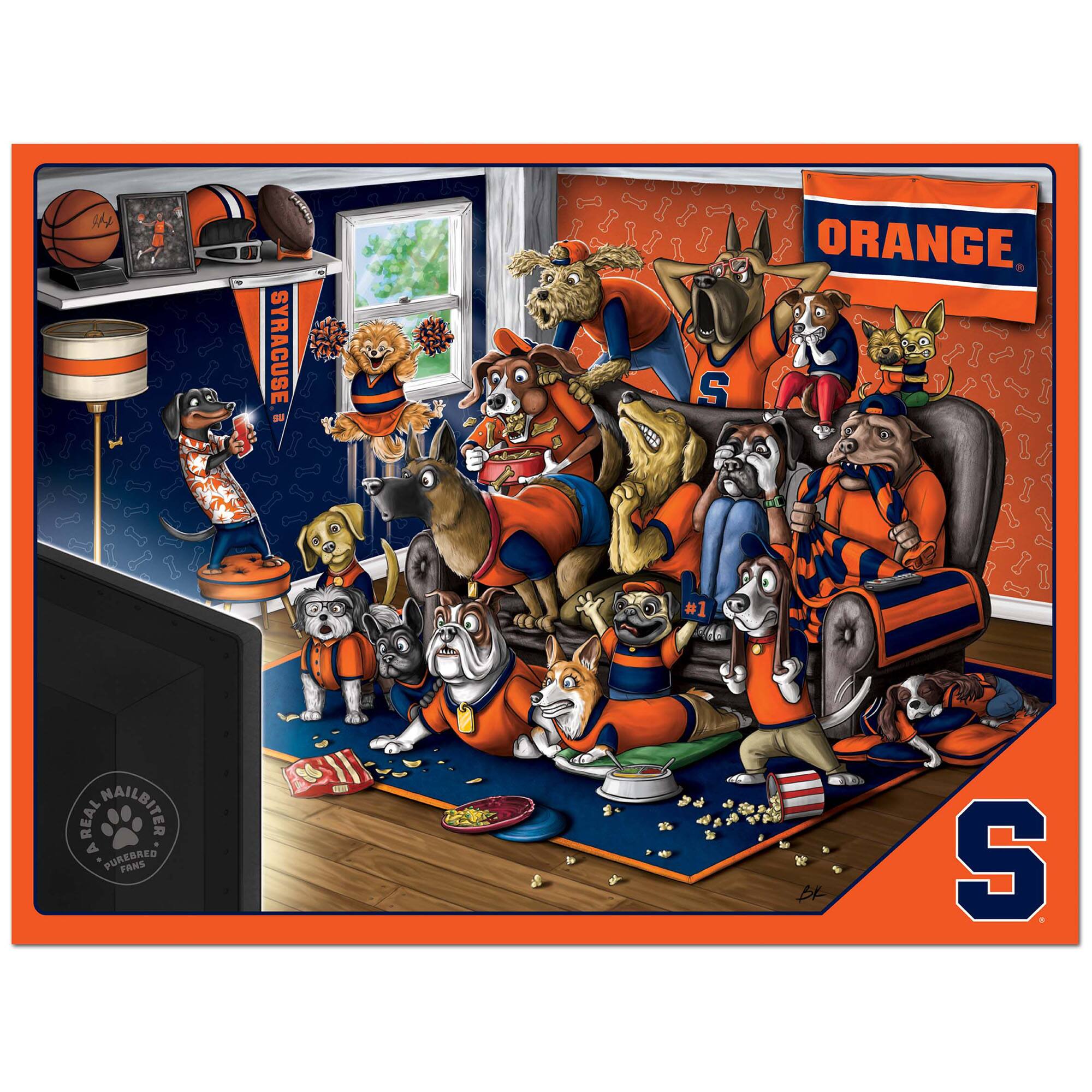 1H E SYRACUSE 20 S ORANGE #1 ud REAL NAILBITER A PUREBRED PARS UN S

ARIAL NAILBITER
PUREBRED PETS
FANS

SYRACUSE
ORANGE

S