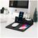 Alt View 15. SaharaCase - Office Mouse Pad with Wireless Charging - Black.