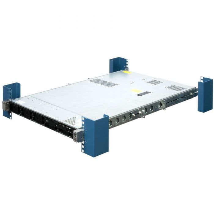 Alt View 1. RackSolutions - RackSolutions 1U Raven 100-A Rail for HPE - Black.
