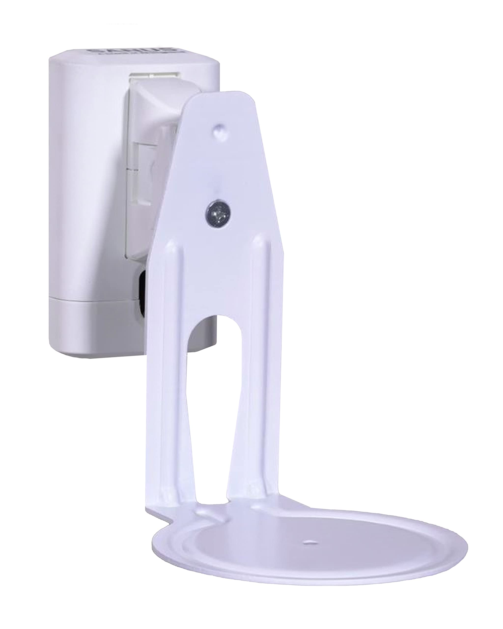 Front. Sanus - Adjustable Speaker Wall Mount for Sonos Era 100 - Single - White.